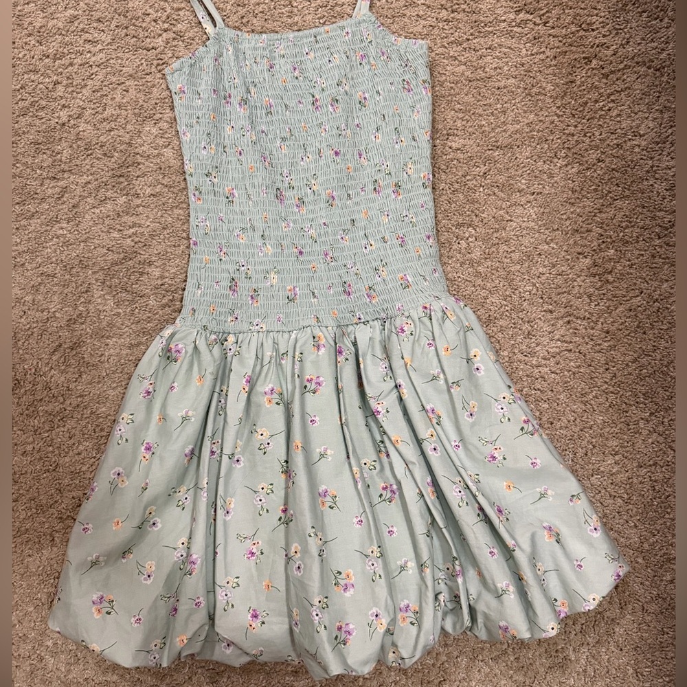 Smocked dress floral